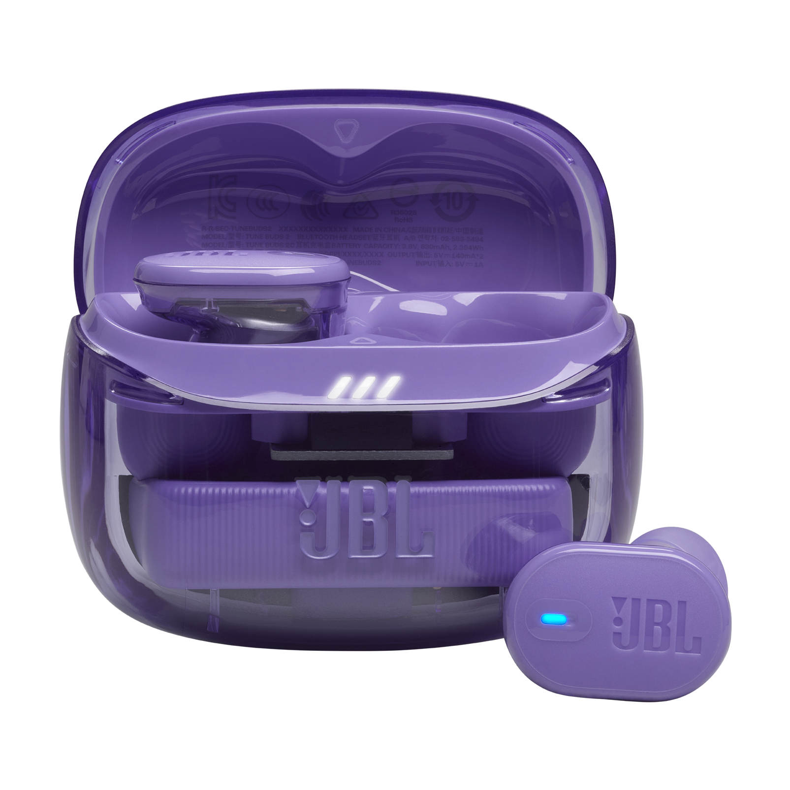 JBL TUNE BUDS 2 パープル JBL Tune Buds 2 Ghost Edition - Purple
